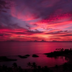 Bliss One - Pink and Purple Kissed Skies Over Hawaii